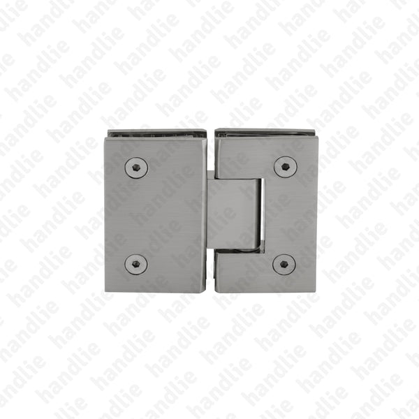 DV.40.03.075 - Glass / glass hinge 180º - Brass