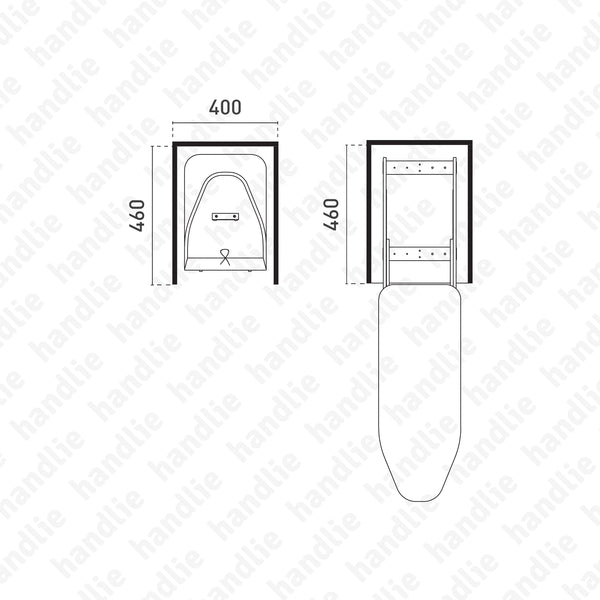 EA.2568 - Pull-out ironing board