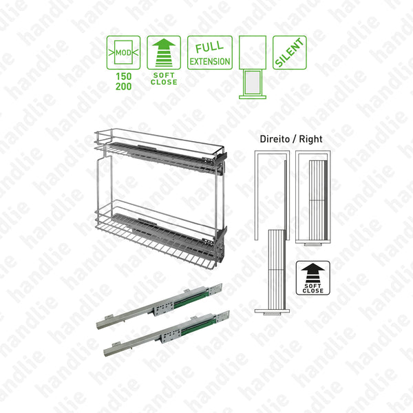 EC.174072 - Multipurpose base pull-out for bottles / detergents for front door application