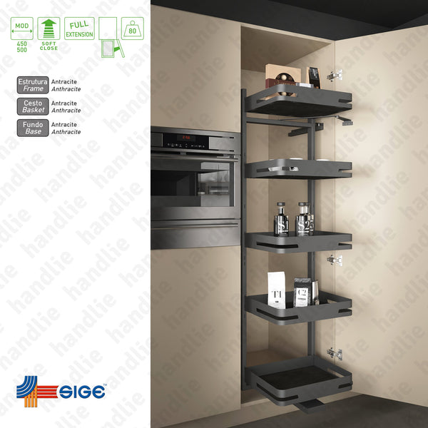 KIT EC.295.M - Multipurpose larder with 5 baskets