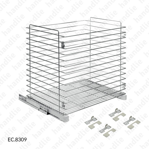 EC.8309 - Multipurpose base pull-out with damper for front door application