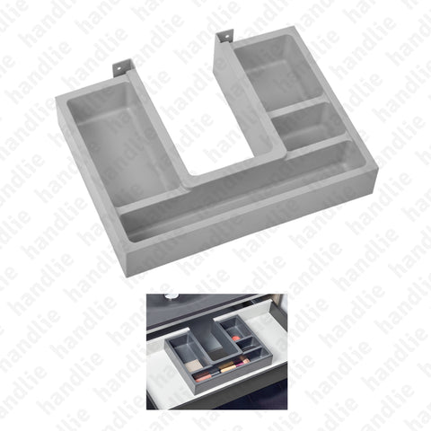 EC.963 - Rectangular siphon cover for WC and Kitchen drawers