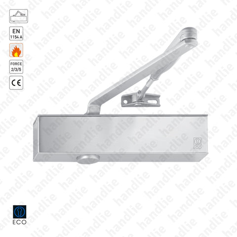 TS-20 - Overhead door closer with link arm - Frequent use - ECO Newton - Force 2/3/5 - 100Kg