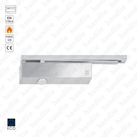 TS-31 - Overhead door closer with guide rail - Frequent use - ECO Newton - Force 1/3 - 60Kg