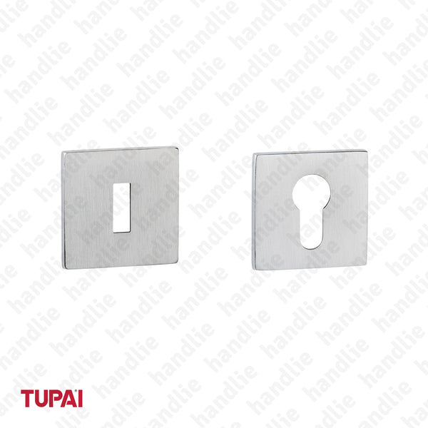 ENT.4048.5SQ / ENT.4049.5SQ - Square escutcheon kit 52x5mm