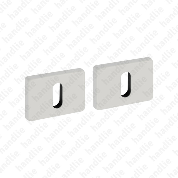 ENT.R01.KN - Standard escutcheon pair - OBLIQ
