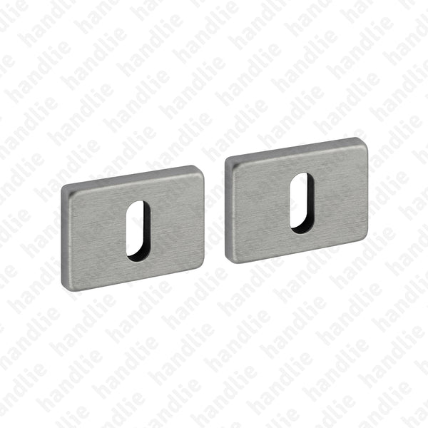 ENT.R01.KN - Standard escutcheon pair - OBLIQ