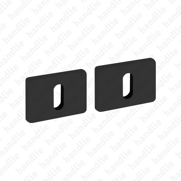 ENT.R01.KN - Standard escutcheon pair - OBLIQ