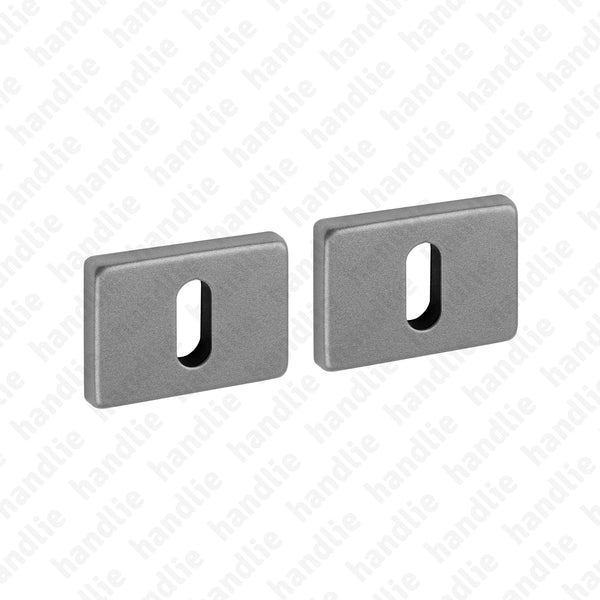 ENT.R01.KN - Standard escutcheon pair - OBLIQ