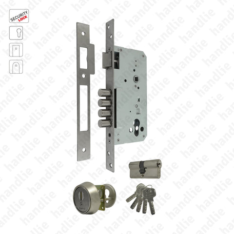 F.510.1.03 - Security mortise lock for euro cylinder