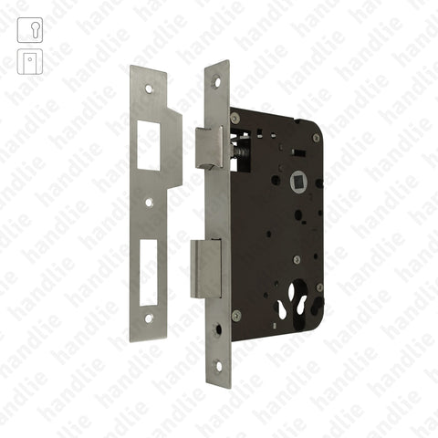 F.724.1.03 - Mortise lock for euro cylinder - Stainless steel