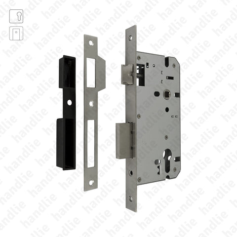 IN.20.792 - Mortise lock for euro cylinder - Stainless Steel