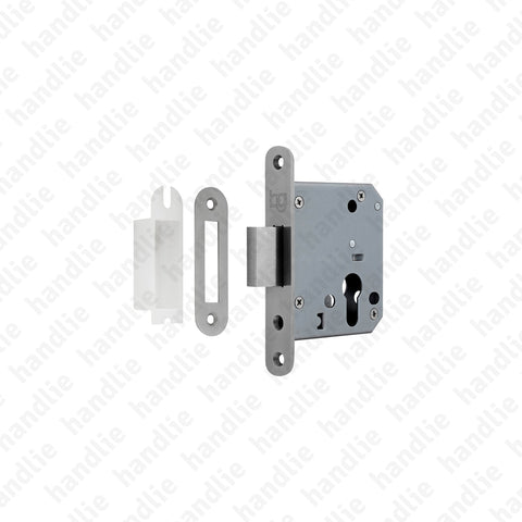 F.892.6.03.R - Mortise lock Euro Cylinder - Stainless Steel