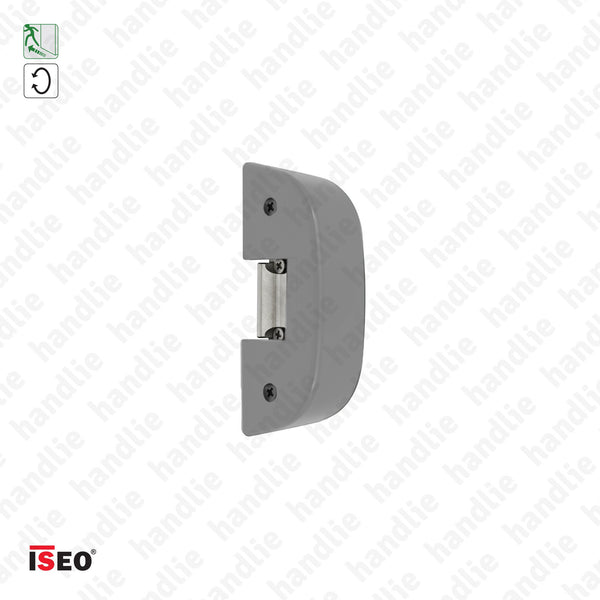 Strike 5680.007 - Rim electric strike for panic bars - Grey - ISEO/ IDEA Base and Push