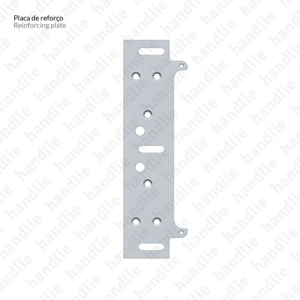 T.KC.50 / F.CT.KC.50G/50H - Magnetic latch / Strike plate - application in glass/wooden doors