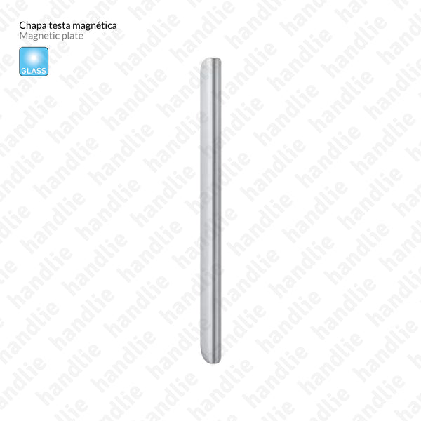 T.KC.50 / F.CT.KC.50G/50H - Magnetic latch / Strike plate - application in glass/wooden doors