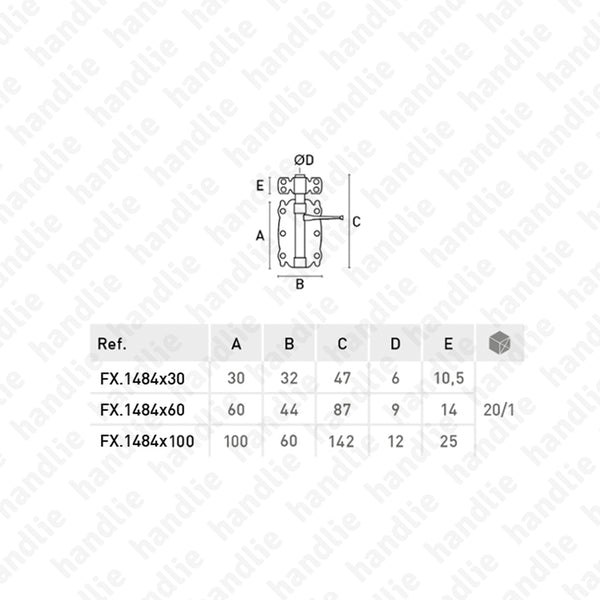 FX.1484 - Bolt - Matt Black