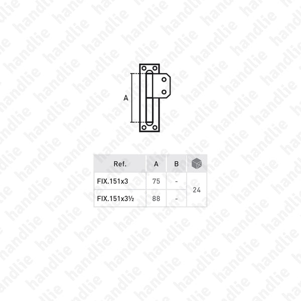 FIX.151 - Hinge - Steel