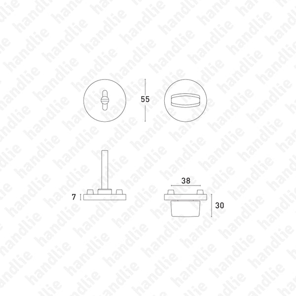 FX.12.1735 - WC turn and release with indicator