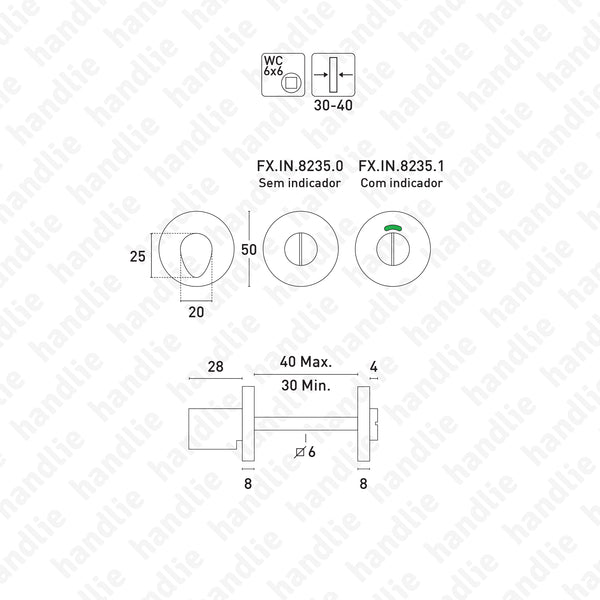 FX.IN.8235.0 / FX.IN.8235.1 - WC turn and release