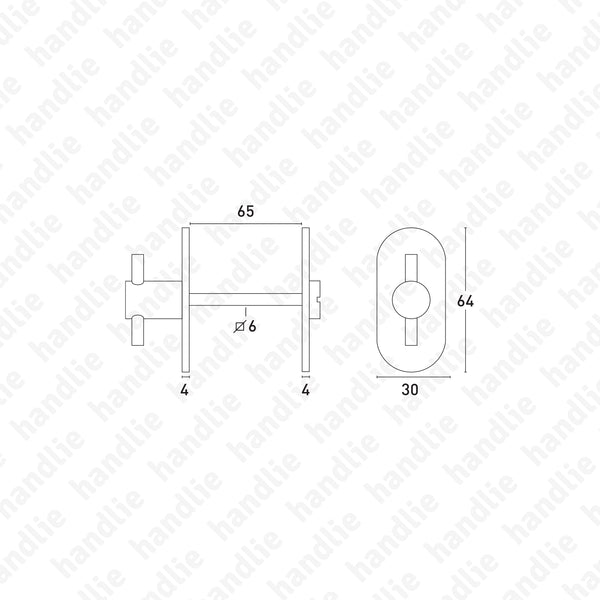 FX.IN.8286 - WC turn and release - STAINLESS STEEL