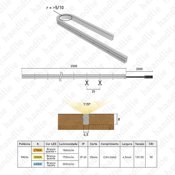 IL.251 - SLIM FLEX Linear LED