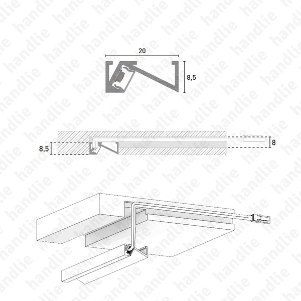 IL.305 - Profile for LED strip