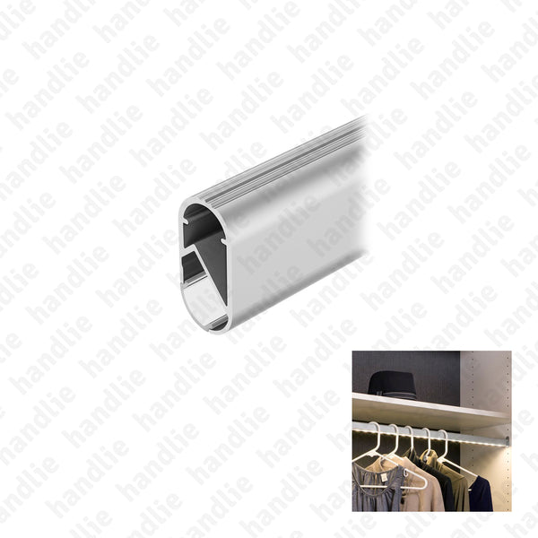 IL.307 - Profile for LED strip - rail for wardrobe