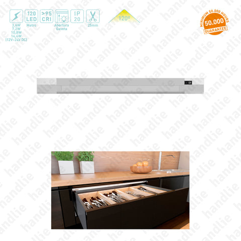 IL.351 - Profile with LED for drawers