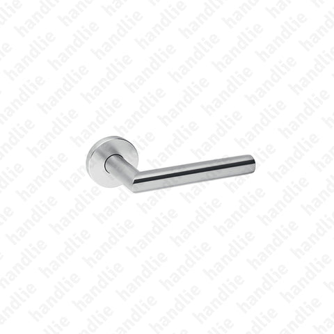 IN.00.030.RC08M - Tubular Lever Handle - Stainless Steel