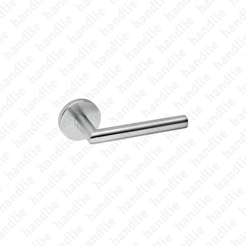 IN.00.036.RB08M - Tubular Lever Handle - Stainless Steel