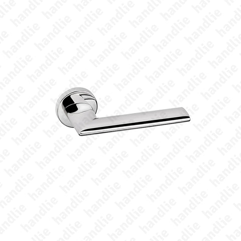 IN.00.240.P.RC08M - "Dynamic" Door Lever Handle - Polished Stainless Steel