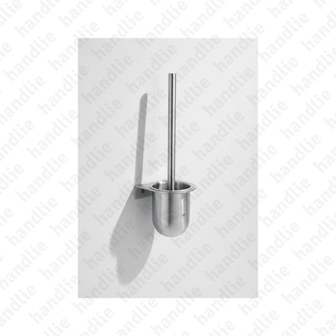 IN.41.165 TONDA Series - Wall mounted toilet brush and holder  - Stainless Steel