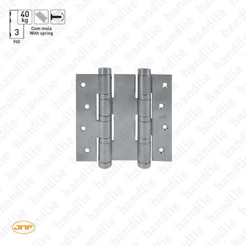 IN.05.645 - Double action spring hinge 120 mm - Stainless Steel