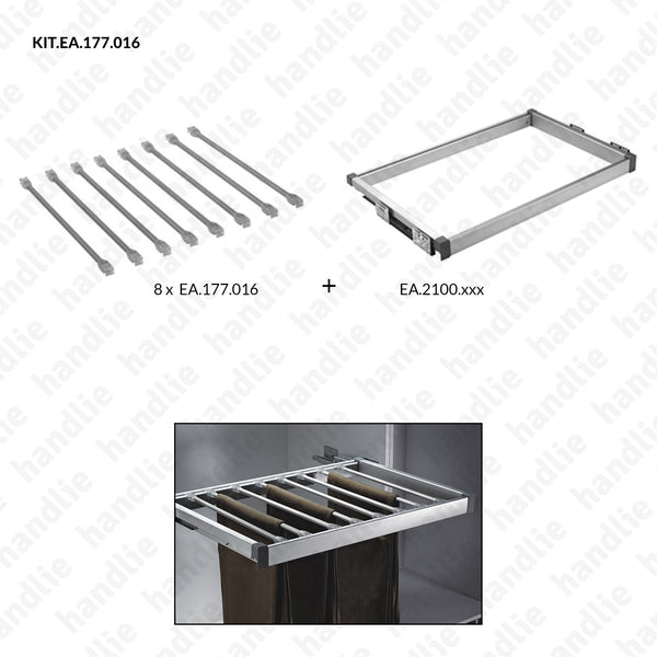 KIT EA.177.016 - Rod kit for trousers - SC SQUARE CLOSET