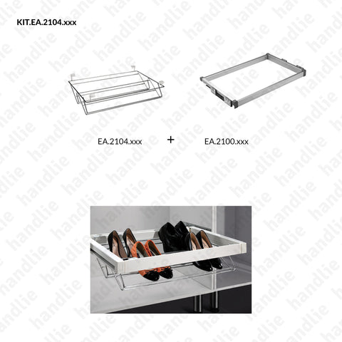 KIT EA.2104 - Shoe rack kit - SC SQUARE CLOSET