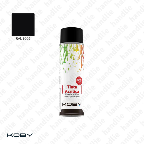 ACRYLIC SPRAY PAINTS - Matt Black RAL 9005