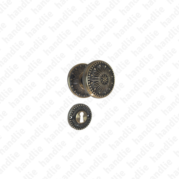 P.4005 - Knob Pair (Ø58) - Zinc Alloy