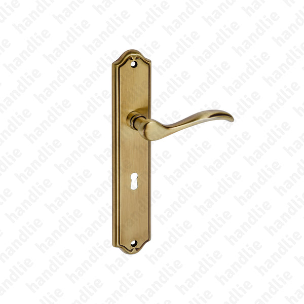 P.4009 - Lever handle pair - ZINC ALLOY
