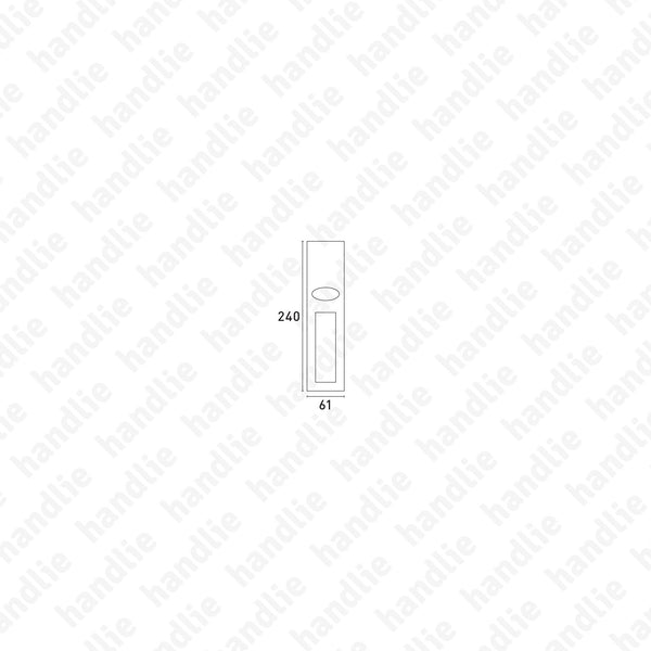 P.415 - Thumb latch pair - Bronze Brass