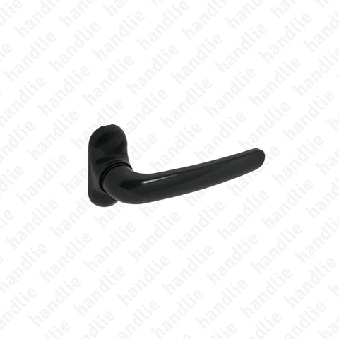 P.4936 - Lever handle pair - Lacquered Aluminium