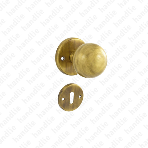 P.5205 - Knob Pair (Ø55) - Brass