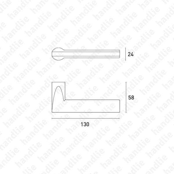 P.5562.000 | ATLANTA - ATLANTA lever handle pair