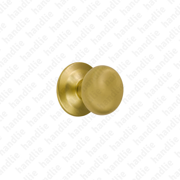PF.5336 - Single fixed knob (Ø70) - Brass