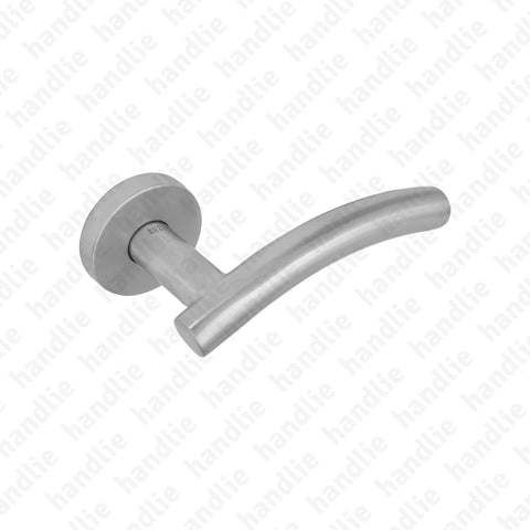 P.IN.8105 - Lever handle pair - Stainless Steel