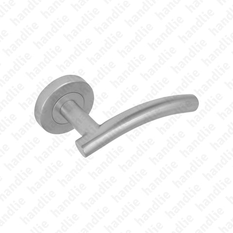 P.IN.8165 - Lever handle pair - Stainless Steel