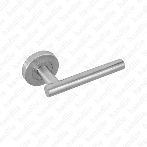 P.IN.8169 - Lever handle pair - Stainless Steel