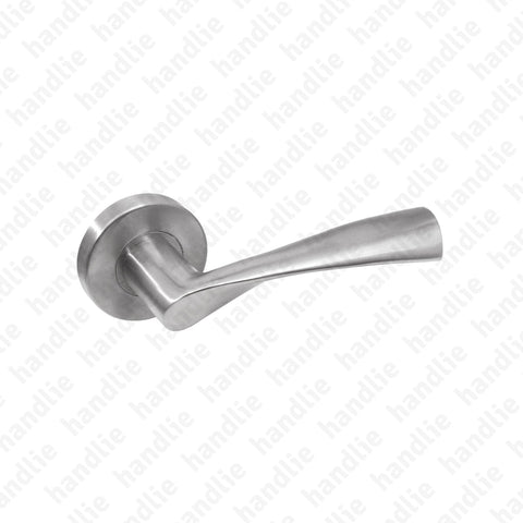 P.IN.8210 - Lever handle pair - Stainless Steel