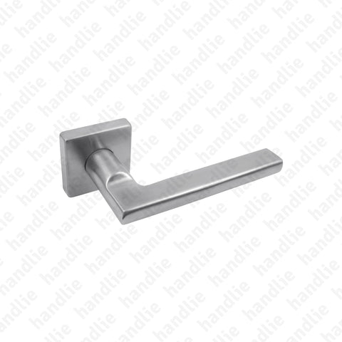 P.IN.8213.AQ - Lever handle pair - Stainless Steel
