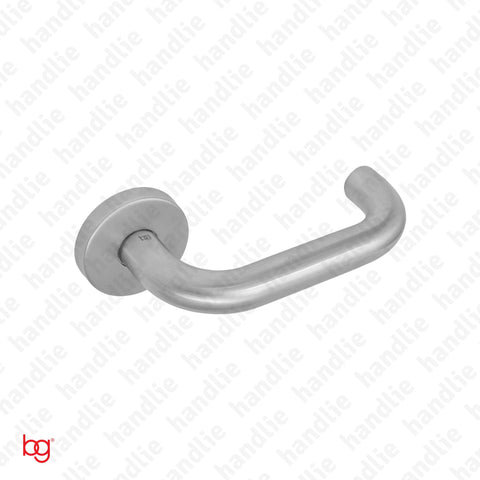 P.IN.98101 - Lever handle pair - Stainless Steel